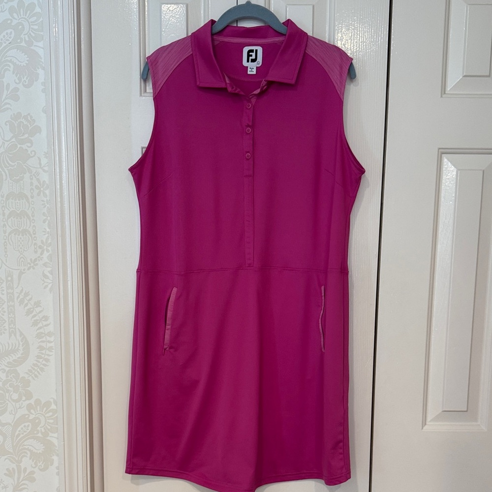 FootJoy golf dress. Size large in pink.